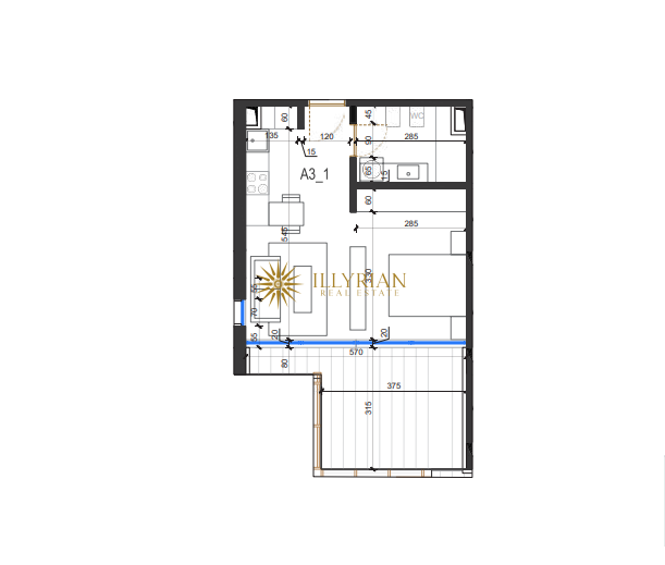 Garsionere/post parkimi në shitje, Green Coast 2