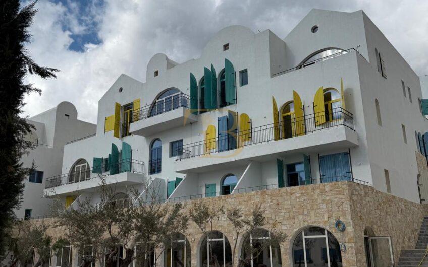 Apartament 1+1/verandë në shitje, Santorini Residence Dhërmi