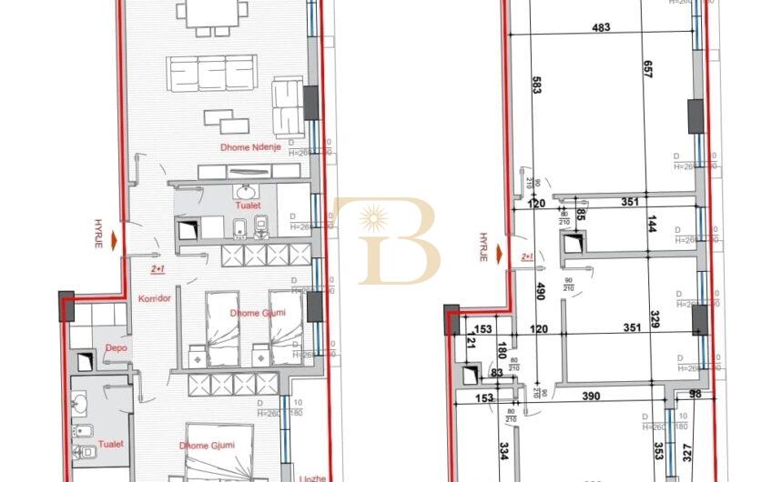 Apartament 2+1+2 në shitje, Bulevardi i Ri