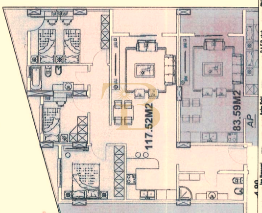 Apartament 3+1+2 në shitje, Liqeni i Thatë