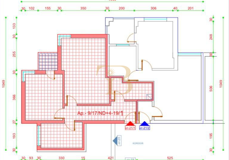 Apartament 2+1 në shitje, Don Bosko