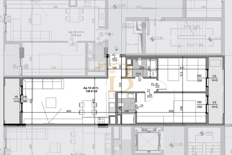 Apartament 2+1+2 në shitje, Bathore, Kamëz