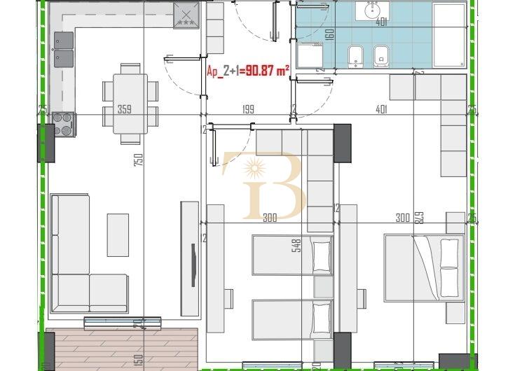Apartament 2+1 në shitje, Arden Hill Residence Paskuqan