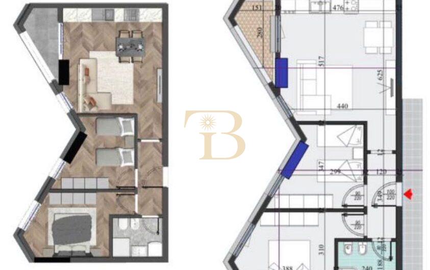 Apartament 2+1 në shitje, Colonnade residence