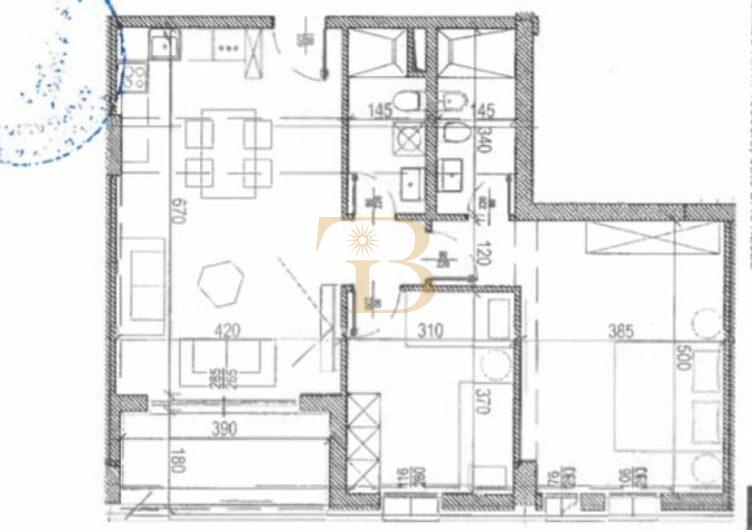 Apartament 2+1+2 në shitje, Riverside Residence