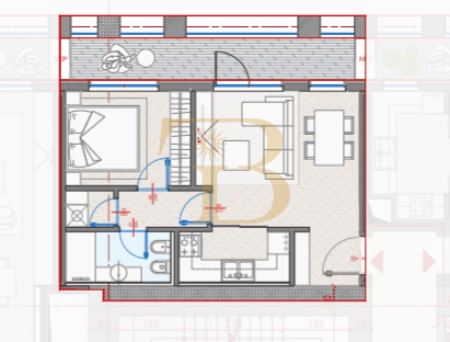 Apartament 1+1 në shitje, Manhattan Residence