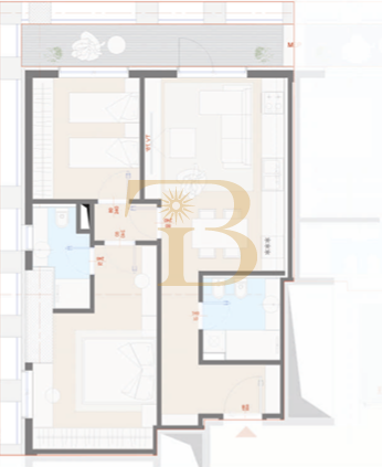 Apartament 2+1+2 në shitje, Manhattan Residence