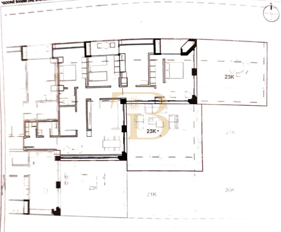 Apartament 3+1+2 në shitje, Lion Park 2