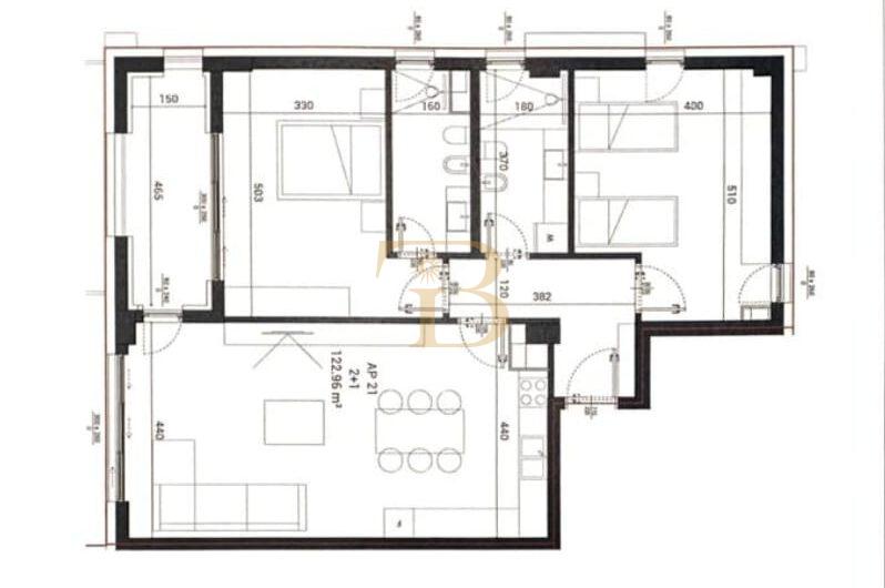 Apartament 2+1+2 në shitje, Sun Palace