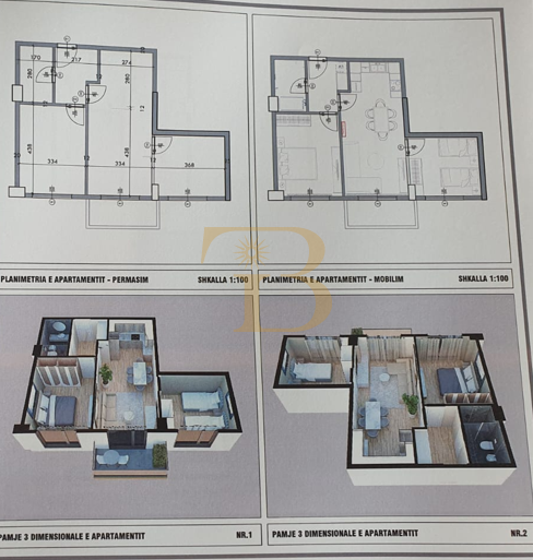 Apartament 2+1 në shitje, Grand Brilliant Palm Paradise, Qerret